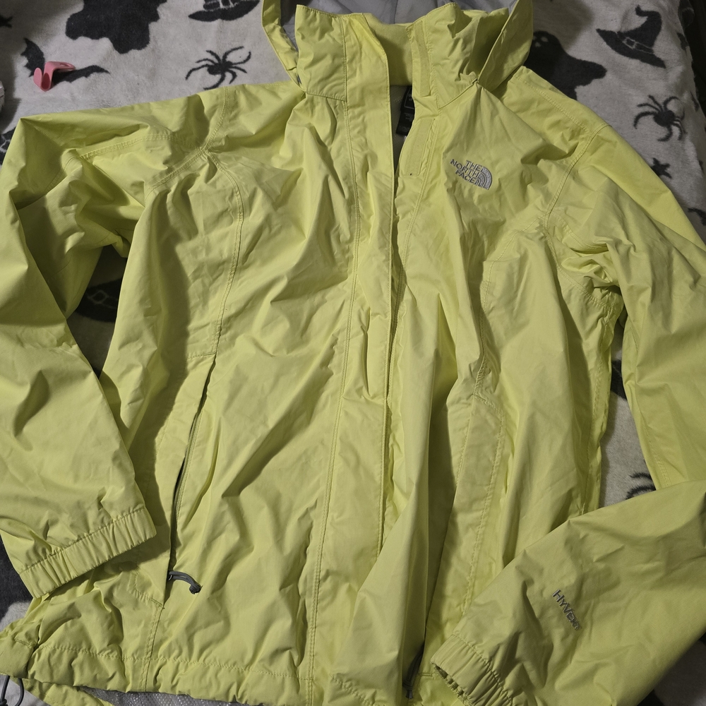 The North Face Yellow Rain Jacket